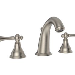 Santec “Chadwick” widespread sink faucet in brushed nickel  