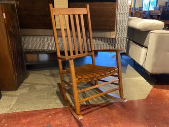 Like New Dark Brown Finish Rocking Chair
