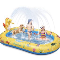 3 in 1 kiddie pool with sprinklers