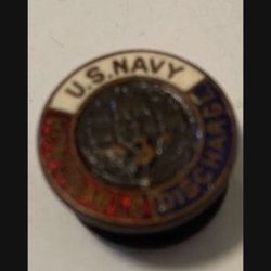 Rare Vintage U.S. Navy Honorable Discharge enameled buttonhole pin