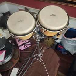 Bongo Drums With Stand