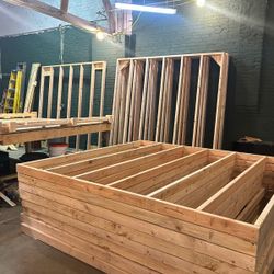 Pre-made Wooden Wall Sections