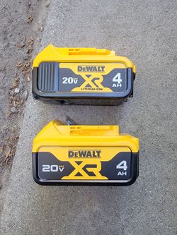Dewalt 4.0 Batteries