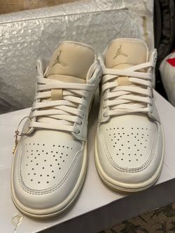 Nike Air Jordan 1 Low SE HV5157-100 Sail Team Gold Shoe Women Basketball Sneaker