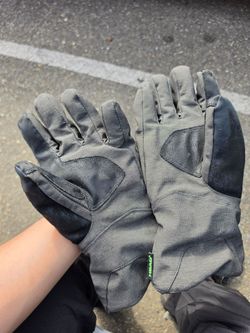 Gray HEAD brand winter gloves (L)