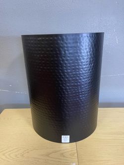 Manila Cylinder Drum Side Table Black - Threshold
