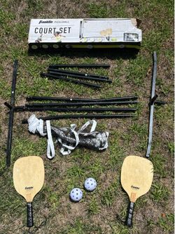 Pickle Ball Set - Net & Paddles
