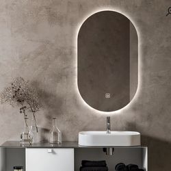 23”x36”bathroom mirror oval LED