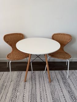 Table for two- and 2 chairs