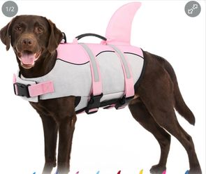 Bess Bridal Pink Small Dog Life Jacket Shark Design