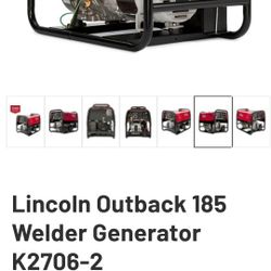 Lincoln Electric Gensrtor Welder Outback 180