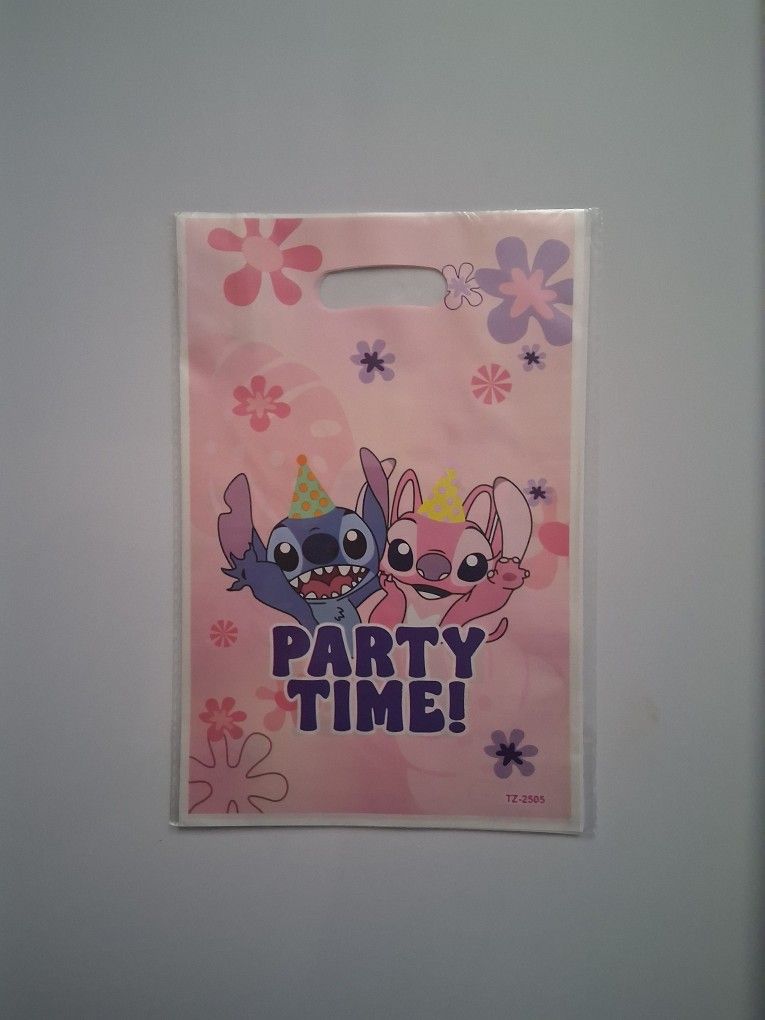 Disney Stitch & Angel 10 Piece Party Treat Bags