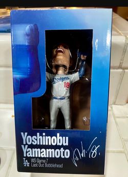 Yoshinobu Yamamoto Bobblehead, $60