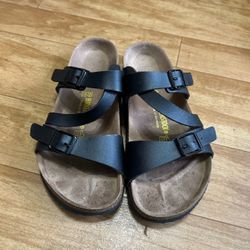 Birkenstock Women's Salina BS Sandal - Black Sz 39(8.5)