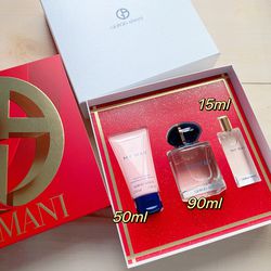 New Armani My Way Fragrance Set with EDP, Travel Size, and Body Lotion