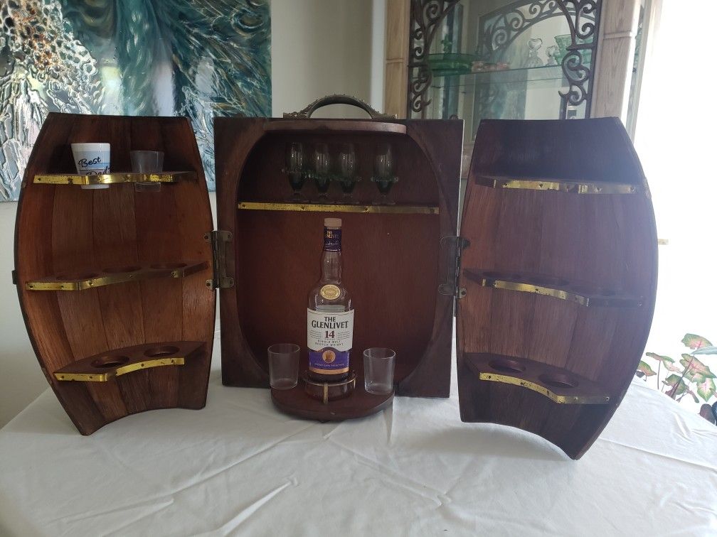 Vintage BARREL BAR