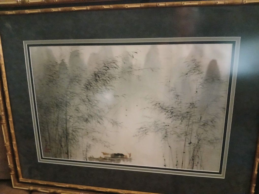 Framed Chinese Landscape