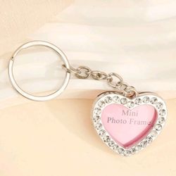 Heart Photo Keychain 