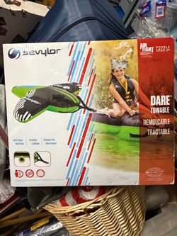 Sevylor Dare Towable Inflatable Water Tube for pool and lake