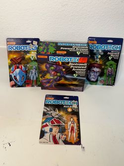 Vintage 1985 Matchbox Robotech action figure lot G1 Transformers toy