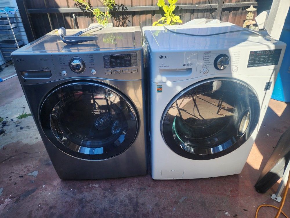 LG Washer And Electric Dryer