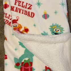 Feliz Navidad Elmo Blanket