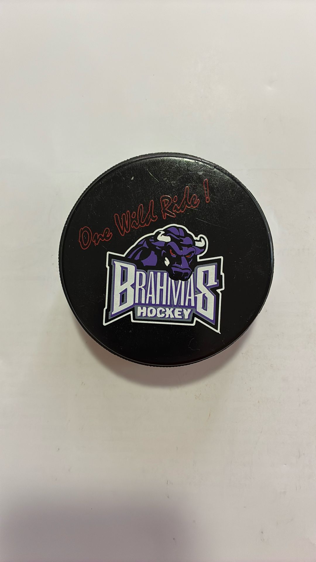 RARE TEXAS BRAMAS HOCKEY PUCK