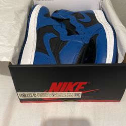 Jordan 1 High Dark Marina Blue Size GS 7y