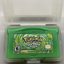 Pokémon Leaf Green on Gameboy Advance 
