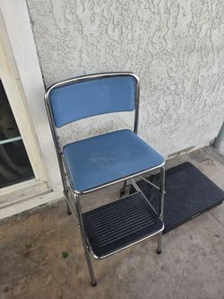 Vintage chair step stool