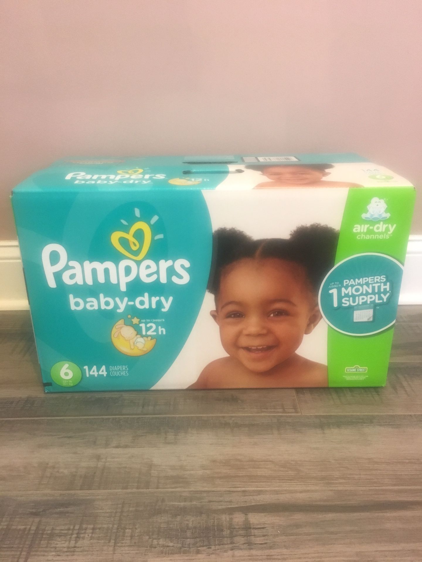 Pampers size 6 144 count