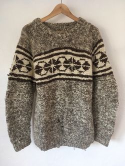 Vintage Native Cowichan Sweater