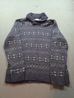 men's blue collared sweater by Levi's size XL