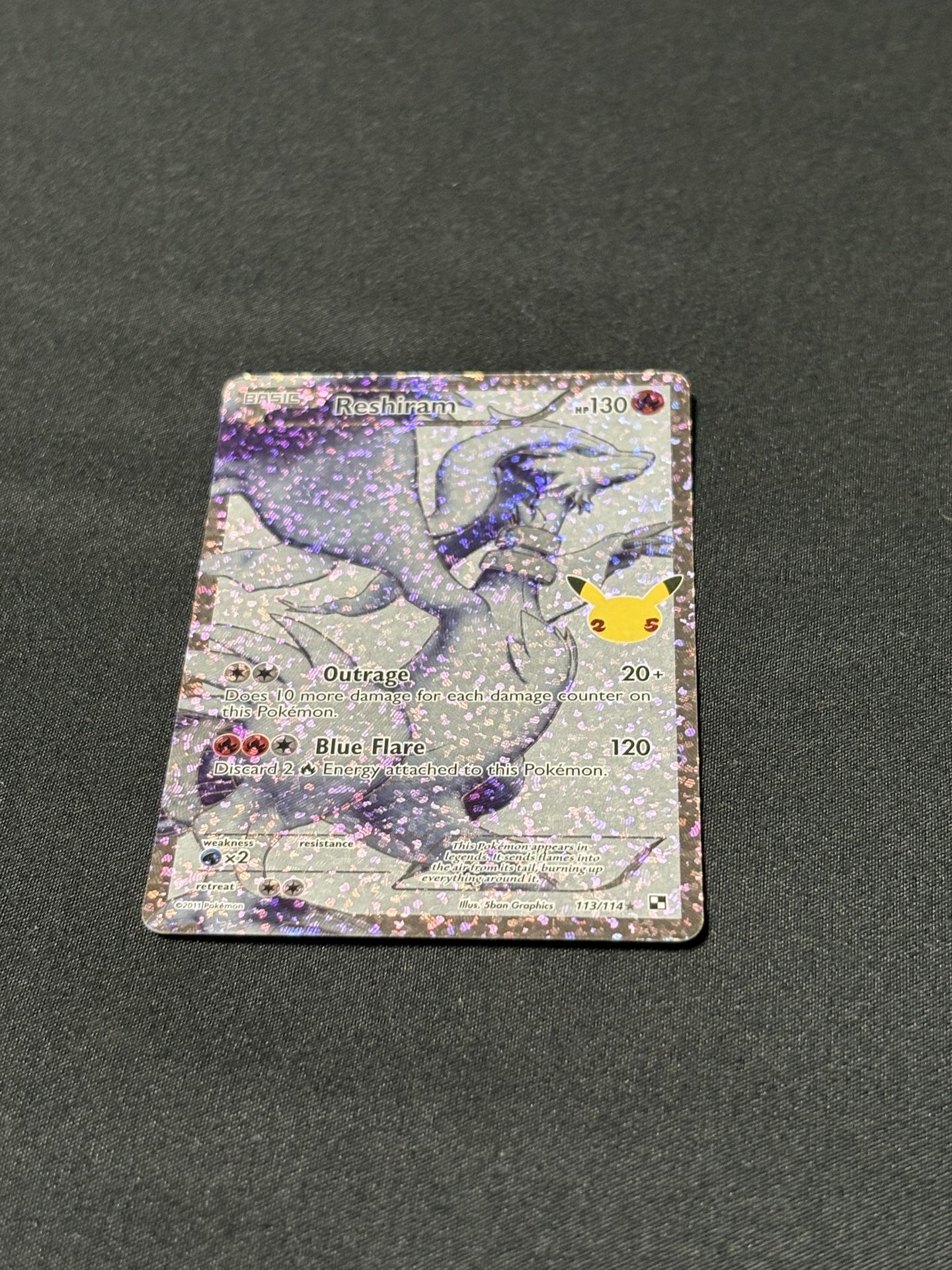 🔥Reshiram Celebrations 113/114🔥