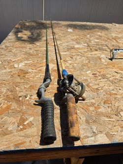 Antique fishing rods (2)