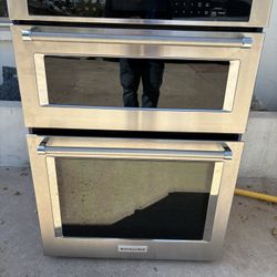 Kitchenaid Microwave And Oven Combo Work Perfect In Good Condition 