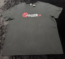 Mens 2XL Y2K 2011 Gear of War 3 Video Game Promo Tshirt