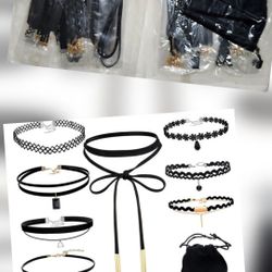 Shocking Black Necklace