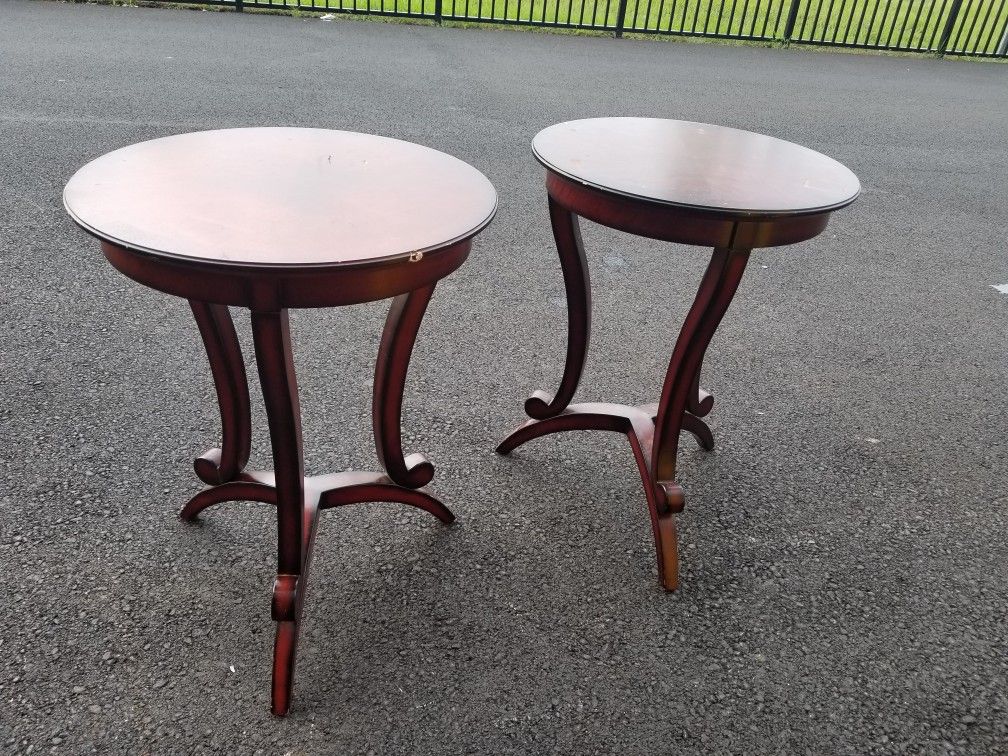 Bombay side tables, end tables