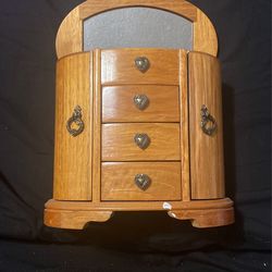 Wooden Jewelry Box 