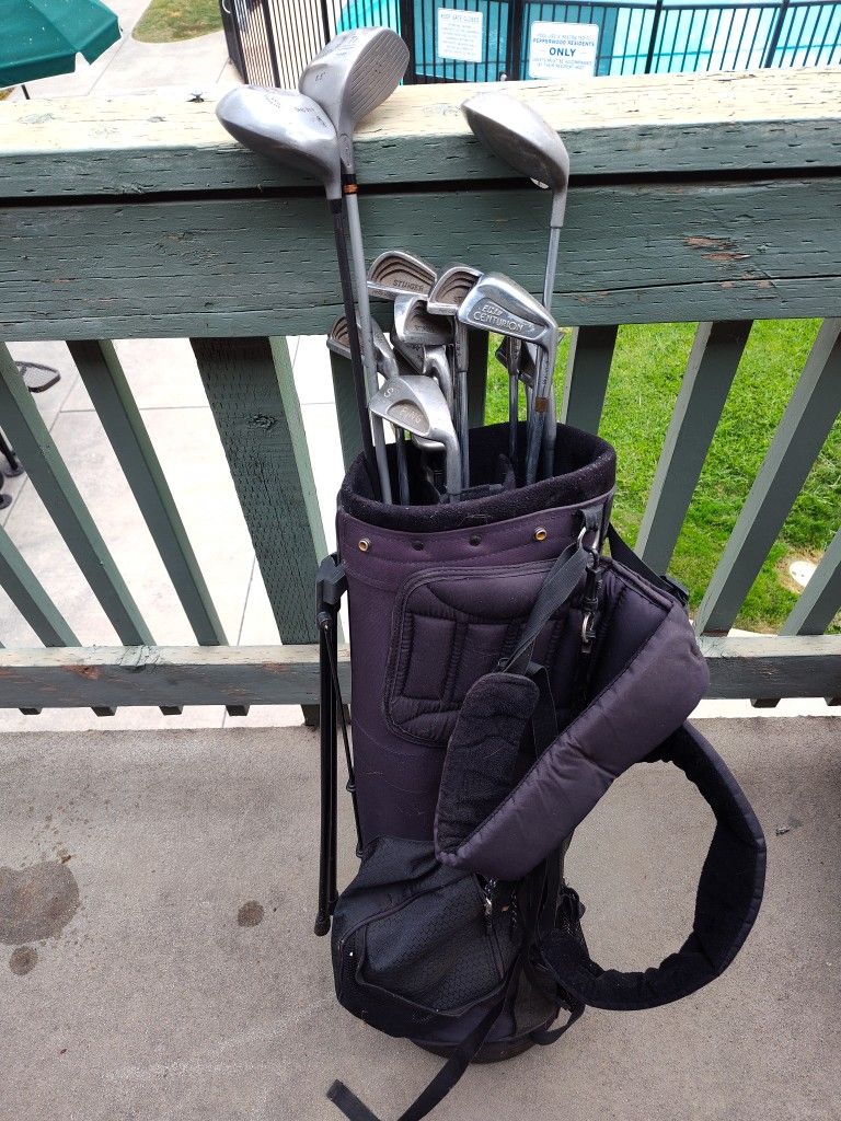 Set Of Old Golf Clubs