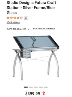 Futura Craft Station / Art Studio Drafting Table