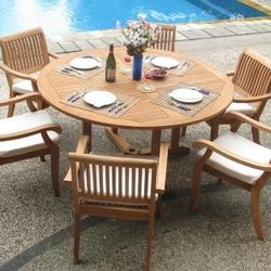 Outdoor Wood Table And Chairs 