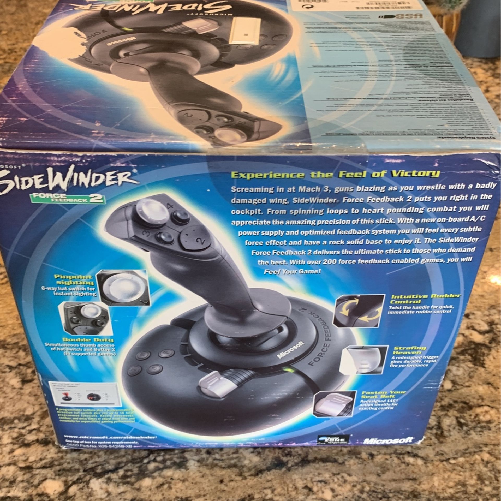 新品/Microsoft SideWinder ForceFeedback2 サイドワインダー フォ－ス