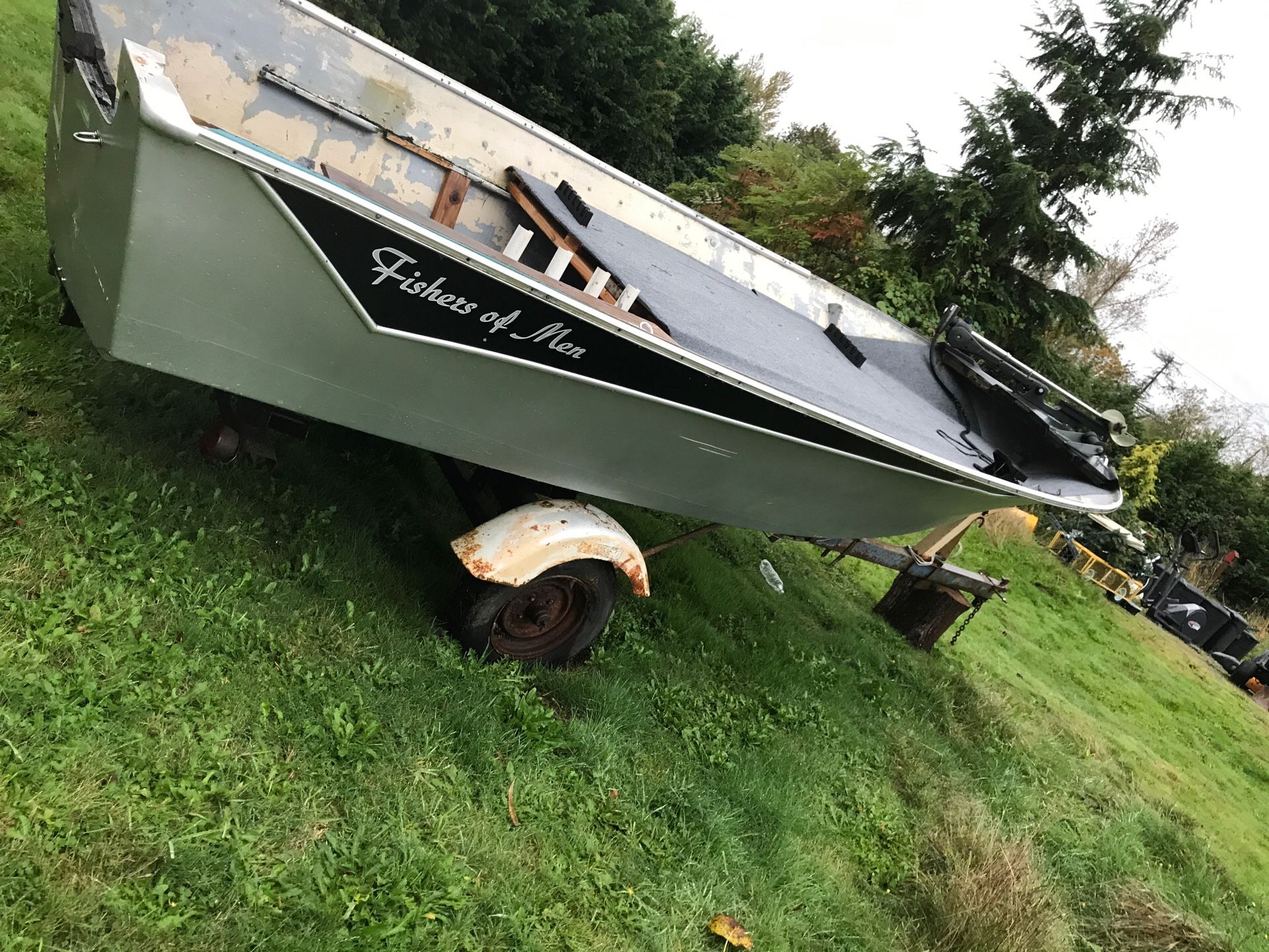 16 foot fiberglass boat for Sale in SedroWoolley, WA OfferUp