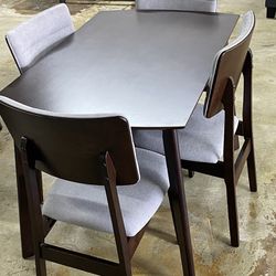 Dining Table - Espresso with  4 chairs  
