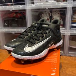 Nike Alpha Huarache Elite 4 Mid Black/Grey DJ6520-003 Baseball Cleats Sz 8M NWB 2x Available