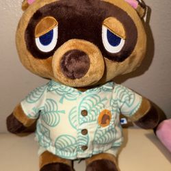 RARE Retired Build a Bear Animal Crossing Tom Nook 16” Plush Summer Outfit