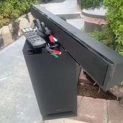 Sony AV system Subwoofer , Bar And Remote  PModel SA- SCT 150 . Others Asking $ 149+ Used. Sell Reduced From $100 