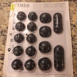 OHill Multi-purpose Cable Clips Set